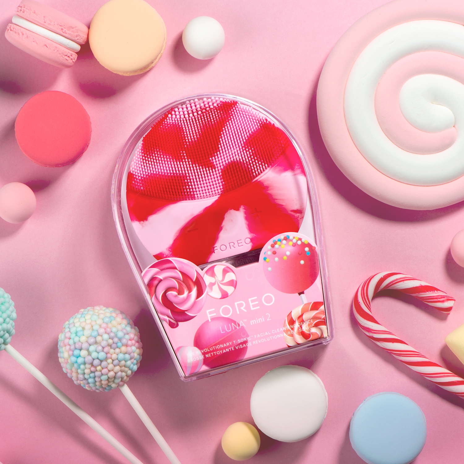 SWEET LIKE CANDY! COCCOLA LA TUA PELLE QUESTO NATALE CON GLI ESCLUSIVI LUNA  mini 2 LOLLIPOP DI FOREO!