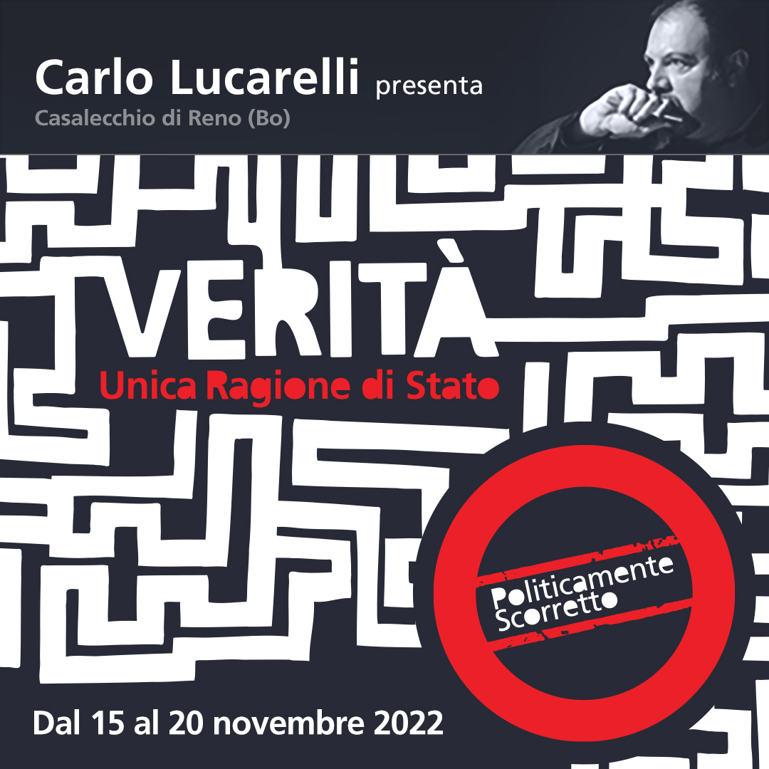 Politicamente Scorretto 2022: ecco il programma della XVII edizione della rassegna curata da Carlo Lucarelli