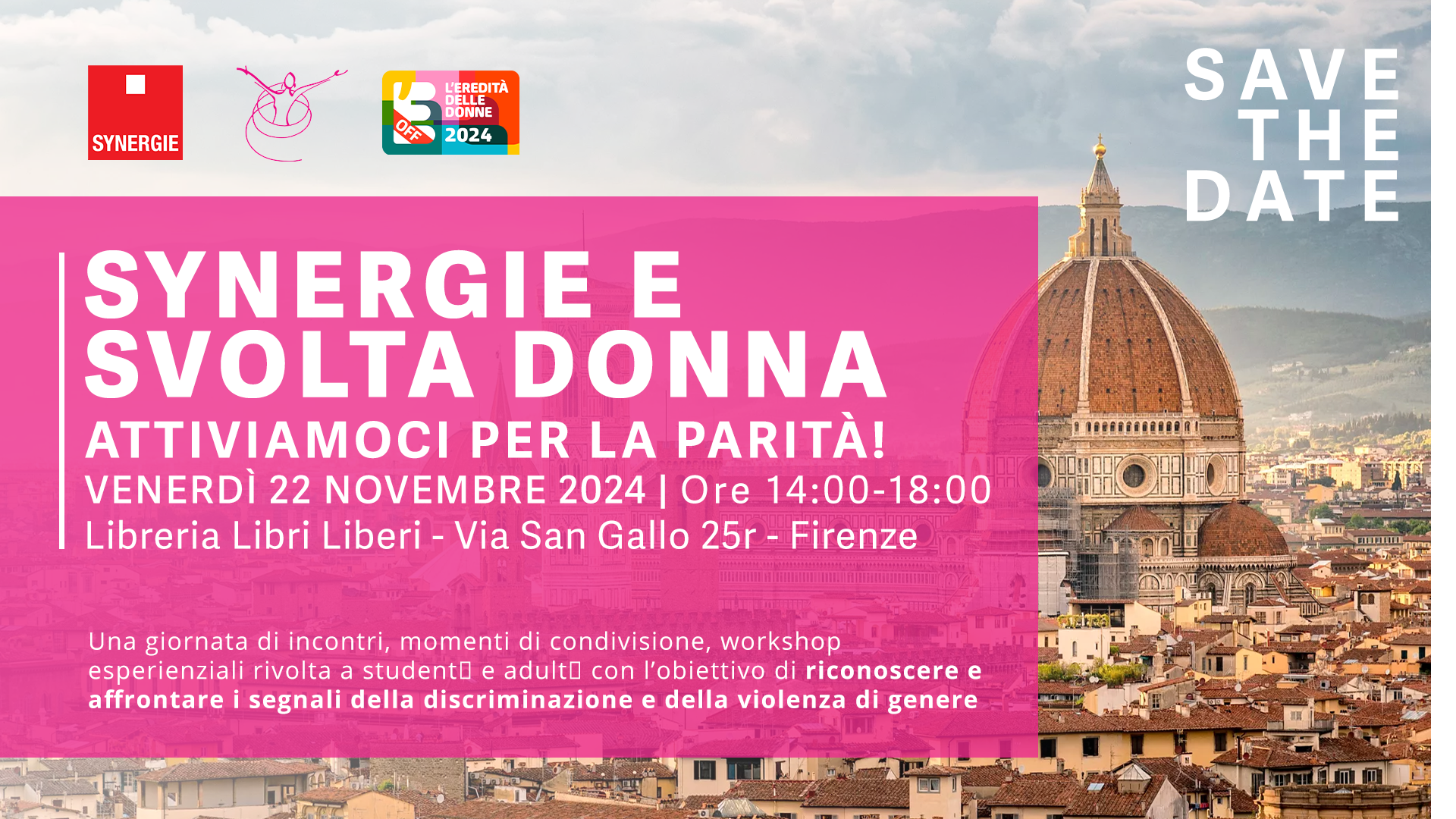 Synergie Italia e SvoltaDonna presentano l’evento ‘Attiviamoci per la parità!’