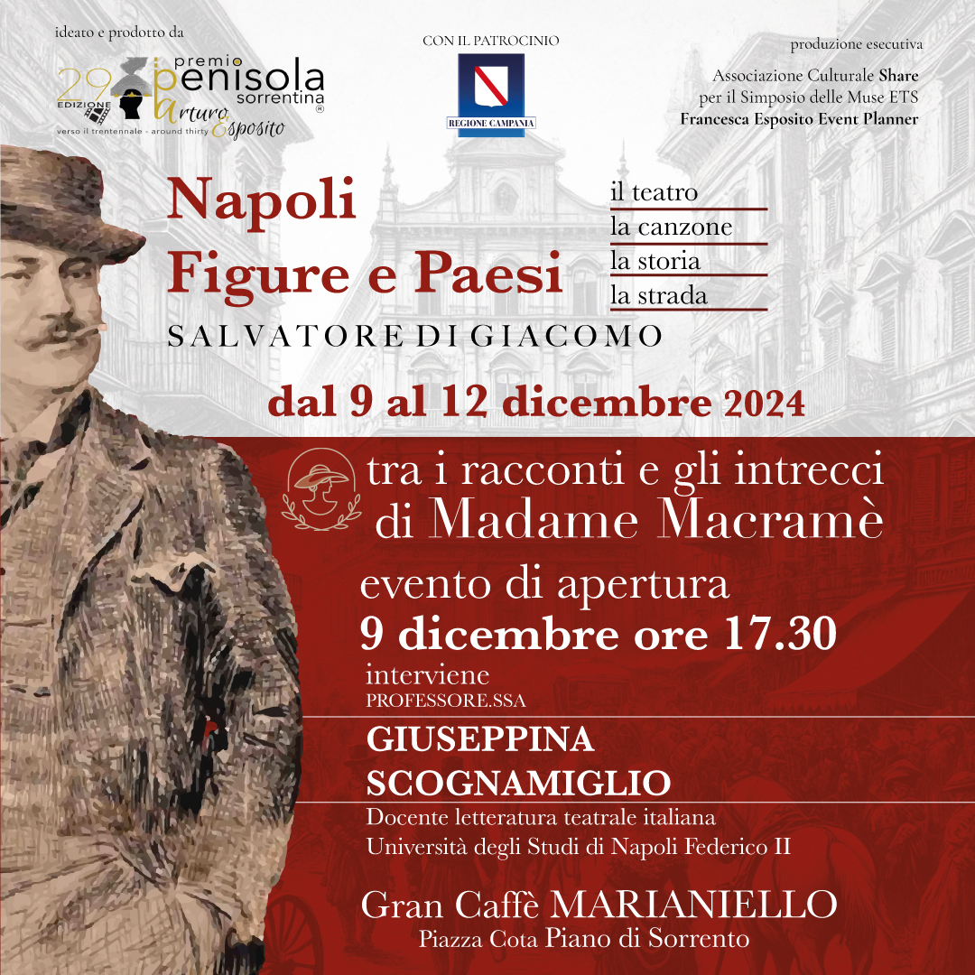 "Napoli. Figure e Paesi": una mostra-experience dedicata a Di Giacomo