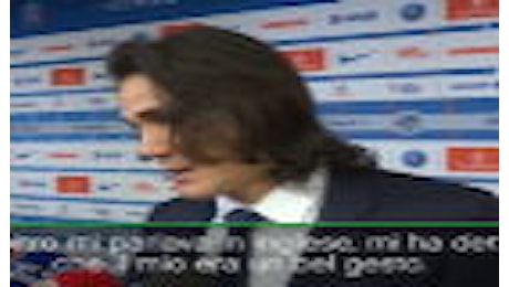 Cavani: Il giallo? Mio gesto più importante