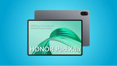 HONOR Pad X8a: un super tablet in offerta a meno di 130€