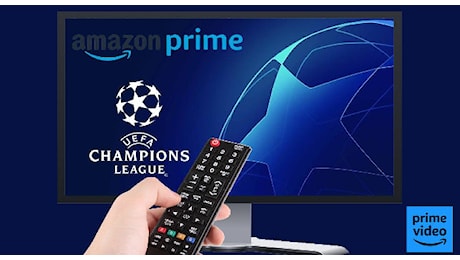 2a giornata Champions League: quale partita trasmetterà Amazon Prime