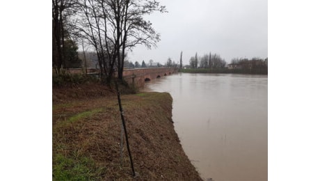 Maltempo in provincia di Modena, chiusi ponte di Navicello e Ponte Motta