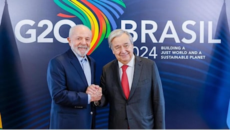 G20, Lula incontra il segretario generale dell'Onu Guterres