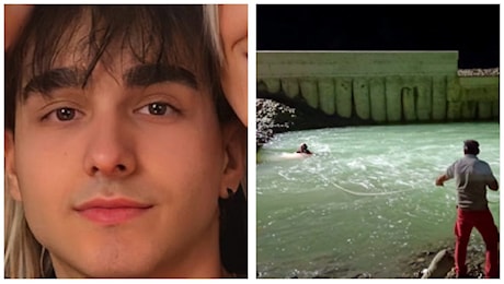 Danilo sparito dopo tuffo nell'Enza, disperazione della madre del 19enne: “Spero si sia fatto male ma vivo”