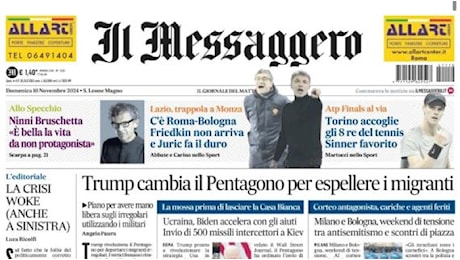 Il Messaggero titola: C'è Roma-Bologna. Friedkin non arriva, Juric fa il duro