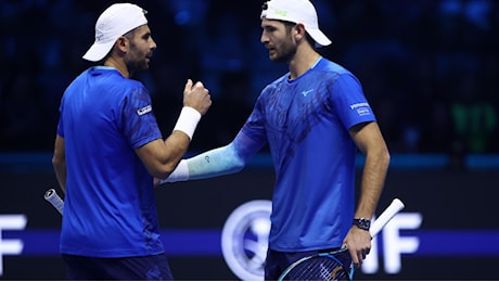 Atp Finals: Sinner attende il suo avversario. Bolelli e Vavassori per la semifinale