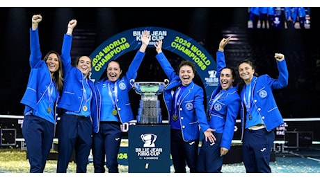 L’Italia vince la Billie Jean King Cup: arrivano anche i complimenti dell’Inter