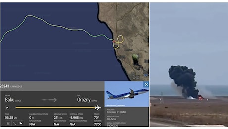 Aereo caduto in Kazakistan, cosa è successo? I problemi di manovrabilità, il dirottamento, i disturbi al GPS: la ricostruzione