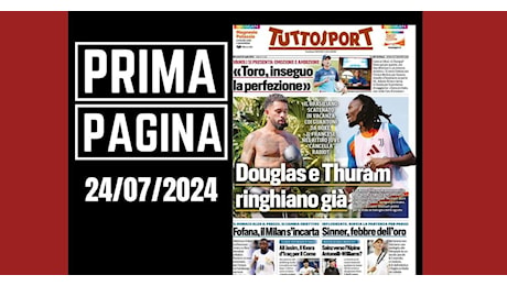 Prima pagina Tuttosport: “Fofana, il Milan s’incarta. Per Pavlovic …”