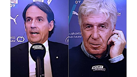 Inzaghi: “Non c’è stata partita”. Ma Gasperini attacca: “Era fallo netto”