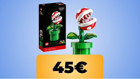 Il set LEGO Super Mario Pianta Piranha si trova ora in promozione per il Black Friday su Amazon