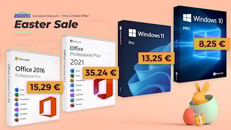 Arriva la Pasqua con Office 2021 e Windows 11 a vita a partire da 10€