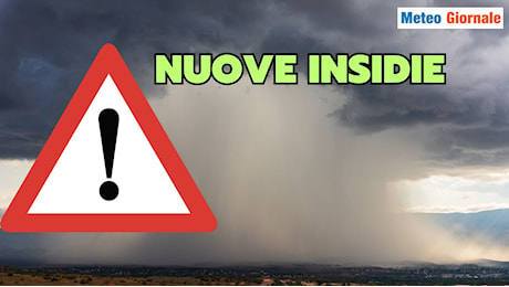 METEO a 15 giorni: rischio nubifragi per poi virare verso il Freddo