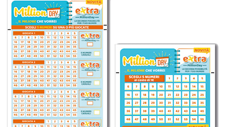 MillionDay e MillionDay Extra, le estrazioni delle 20.30 di martedì 24 dicembre