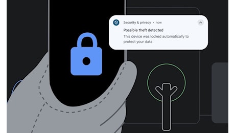 Google usa l'intelligenza artificiale per proteggere gli smartphone Android dai ladri: ecco come