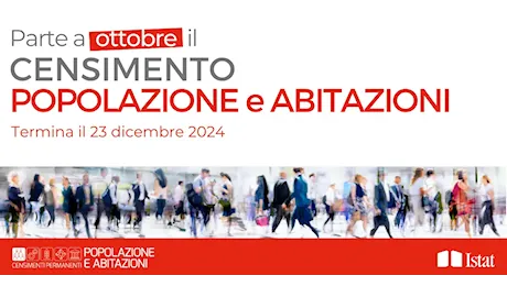 Avvio Censimento della Popolazione e Abitazioni - Edizione 2024