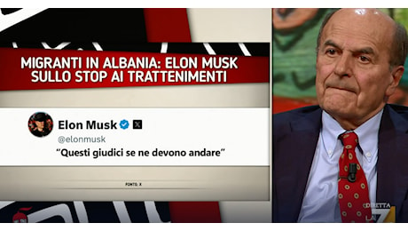 DiMartedì, Bersani fuori controllo si rivolge direttamente a Musk: Caro Elon, ti sfugge un particolare...