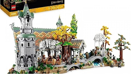 Il Signore degli anelli: il set LEGO Icons di Gran Burrone è in sconto su Amazon per il Black Friday