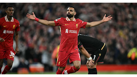 Liverpool-Bologna 2-0, gol di Mac Allister e Salah. Ma i rossoblu escono da Anfield a testa alta