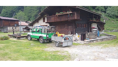 Maltempo in Piemonte: a Macugnaga si sta lavorando per il ripristino dell'acquedotto