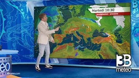 Previsioni meteo video di martedì 17 dicembre sull'Italia