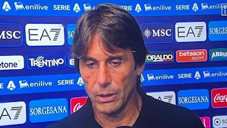 Conte dopo Napoli-Monza: “I sogni li lasciamo ai tifosi, noi dobbiamo crescere”