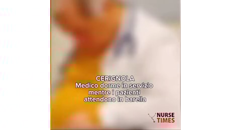 Medico si addormenta in servizio al Pronto Soccorso di Cerignola: emergono gravi criticità