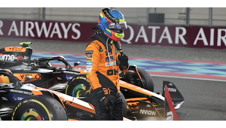 Un uno-due McLaren nella Sprint in Qatar, Sainz 4° precede Leclerc