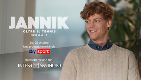 Tennis in tv: Sinner si racconta