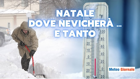 Dalla Vigilia di Natale a Santo Stefano: tanta NEVE al Centro-Sud, dutti i dettagli