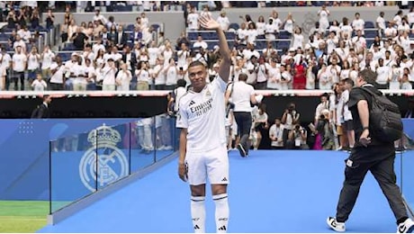 Cosa ha (già) fatto Mbappé al Real Madrid! In 85mila ad accoglierlo al Bernabeu