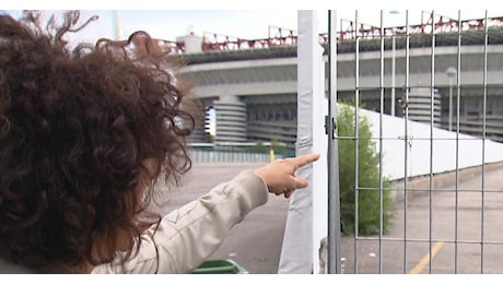 “Non vogliamo il doppio stadio”: la protesta degli abitanti di San Siro