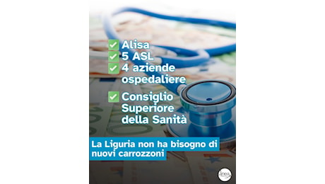 Sanità ligure: ecco un altro carrozzone