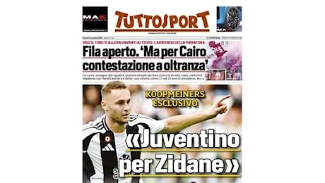 Tuttosport apre con Koopmeiners: Juventino per Zidane