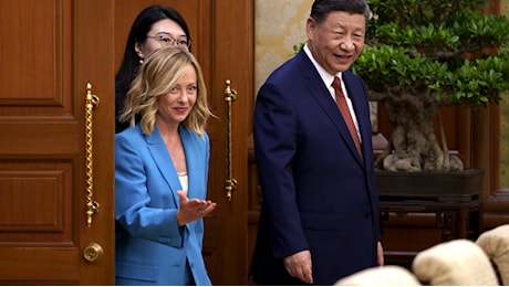 Meloni in Cina incontra Xi: Pechino è fondamentale per la pace e stabilità