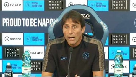 Conte nervoso coi cronisti: Parlate di vincere molto facilmente. Era meglio non fare questa conferenza...