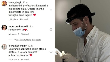 Marco Antonio Procopio torna su Instagram. E le pazienti lo difendono: “Sei un ottimo dottore”