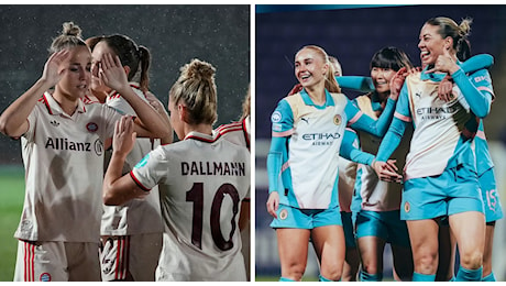 I risultati della Champions League femminile, Bayern e City in testa