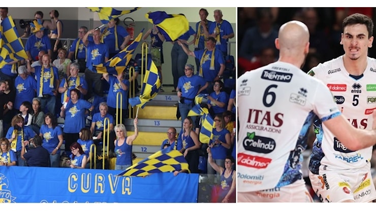 Ancora sul tetto d'Italia: l'Itas Trentino vince lo scudetto per la sesta volta di fila nella propria storia: la vittoria decisiva arriva in gara 4 a Civitanova - il Dolomiti Ancora sul tetto d'Italia: l'Itas Trentino vince lo scudetto per la sesta volta di fila nella propria storia: la vittoria decisiva arriva in gara 4 a Civitanova - il Dolomiti