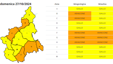 Maltempo, ancora temporali forti sulle valli Tanaro, Belbo e Bormida: grande attenzione al confine con la Liguria