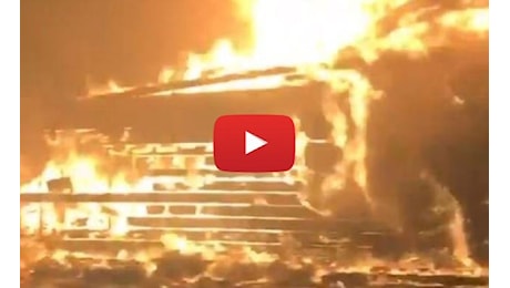 Stati Uniti: incendi devastanti in Oregon e California, il Video Sky