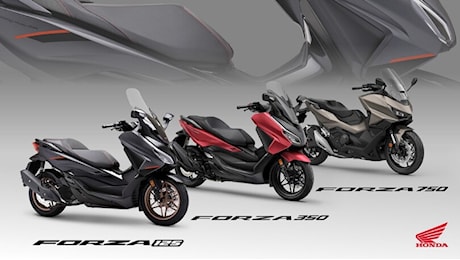 Honda Forza, 2025 con tante novità: ecco cosa cambia per 125, 350 e 750 - News