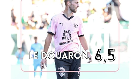 Le Douaron, très bien: Palermo-Bari 1-0, le pagelle