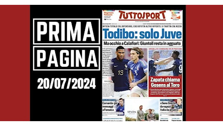 Prima pagina Tuttosport: “Camarda-gol, messaggi a Fonseca”