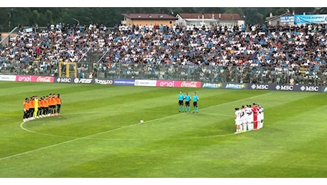 Napoli-Egnatia, minuto di silenzio prima dell’inizio del match: ecco il motivo