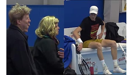 Sinner alle Atp Finals: l'allenamento di oggi verso il match con Fritz. Video