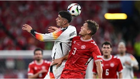 Euro 2024 | Germania - Danimarca interrotta alla mezz'ora: il motivo