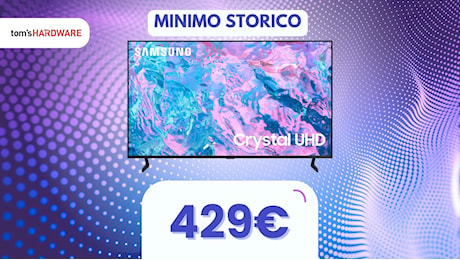 65 pollici e non sentirli: con un DOPPIO SCONTO questa Smart TV Samsung è REGALATA!